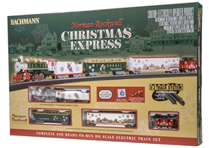 Norman Rockwell "Christmas Express" Train Set