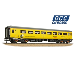 BR Mk2F ex-TSO Structure Gauging Train Coach Network Rail Yellow