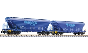 2-tlg. Set, Getreidetransportw., Uagpps, "Waggon Care", Ep.V-VI