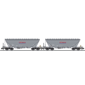 2-tlg. Set, Getreidetransportw., Uagpps, "NACCO", Deutschland, Ep.VI