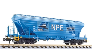 Getreidetransportw. Uagpps, "NPE", NL, hellblau, Ep.VI
